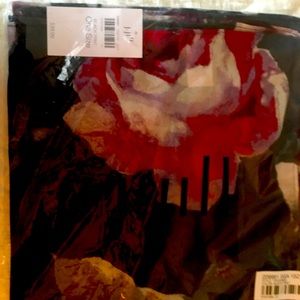 J.Jill Black Print Scarf